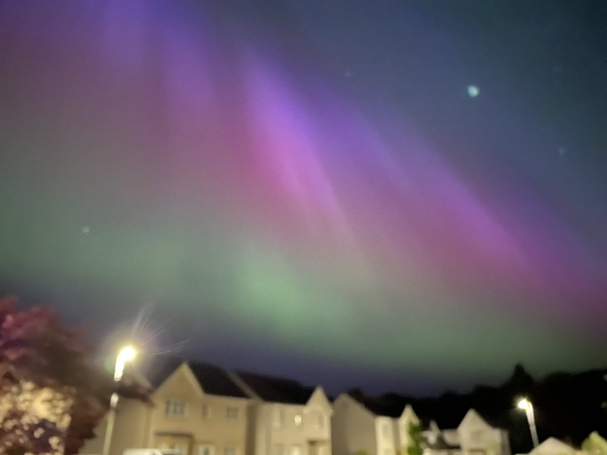 Ms_Slider's tweet image. The Northern Lights last night on the west coast of Scotland. Heading back out tonight for another try with less light pollution. 💜💚🩷💙