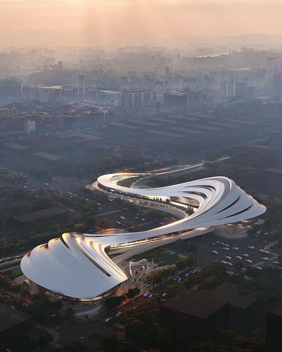 ZHA’s Jinghe New City Culture & Art Centre construction begin. parametric-architecture.com/zhas-jinghe-ne…