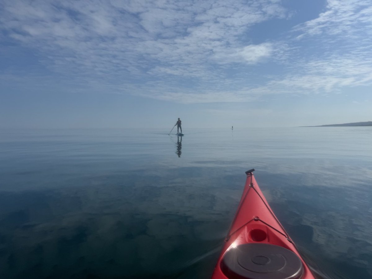 Magical conditions this morning kayaking off the St Andrews coast