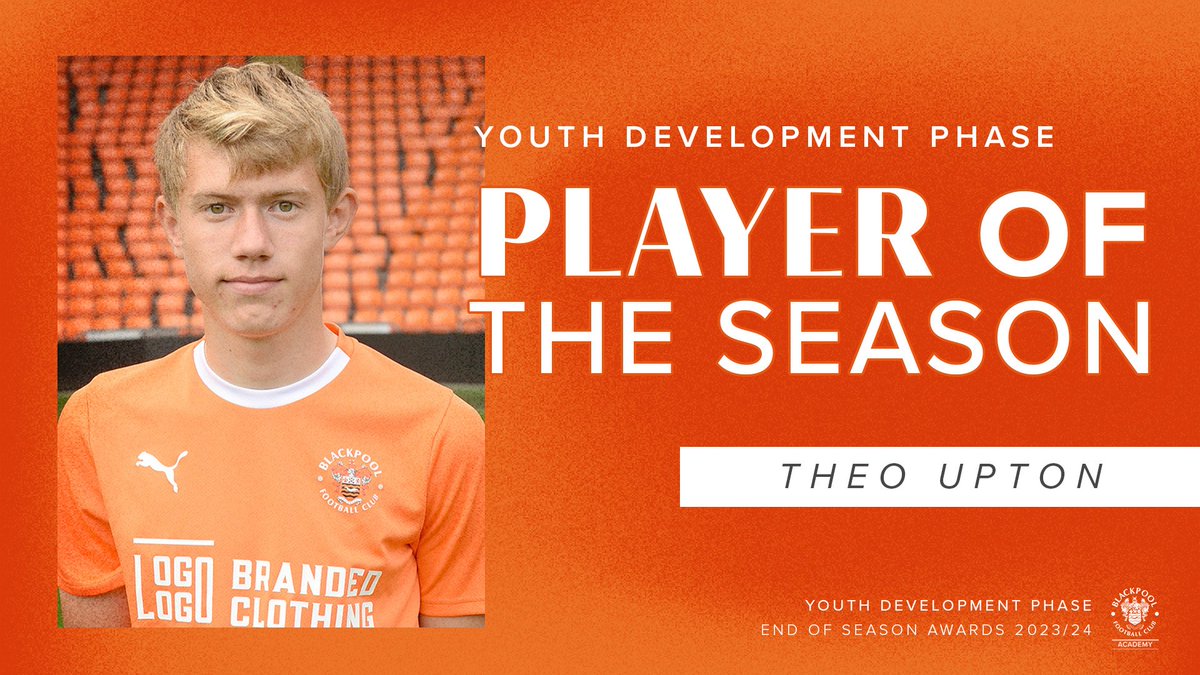 🏆 The Youth Development Phase Player of the Season goes to Theo Upton. 👏 Congratulations Theo! 🍊 #UTMP