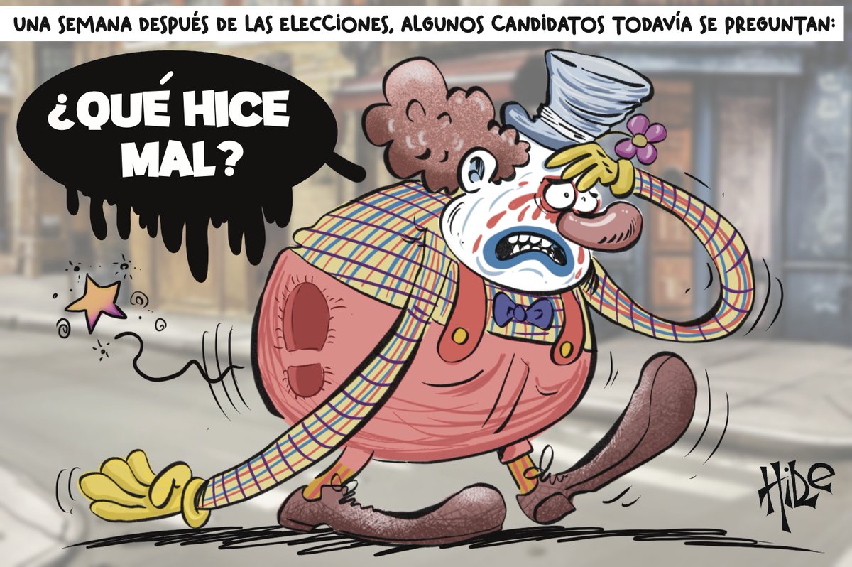 Esta es la caricatura de @hildesucre en La Prensa. ¿Qué título le pondrías?