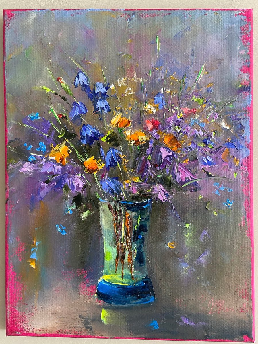 Bouquet of wild flowers 💟🌼
Oil painting 40cm x30cm. #art#artwork #flowers #oilpainting

paintingsbyanna.etsy.com/listing/148791…