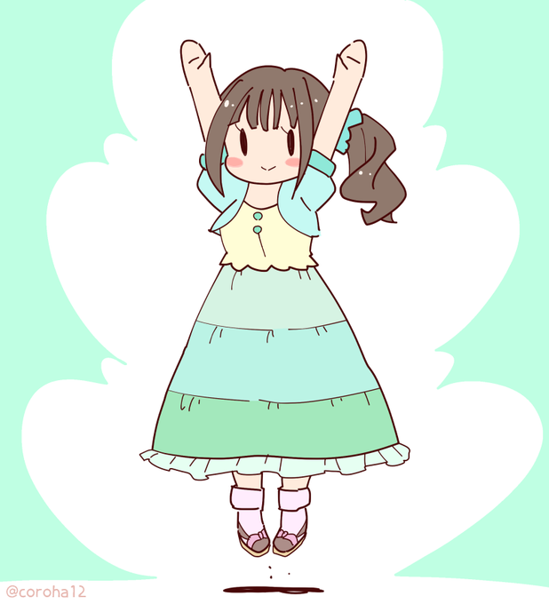 「jumping smile」 illustration images(Latest)