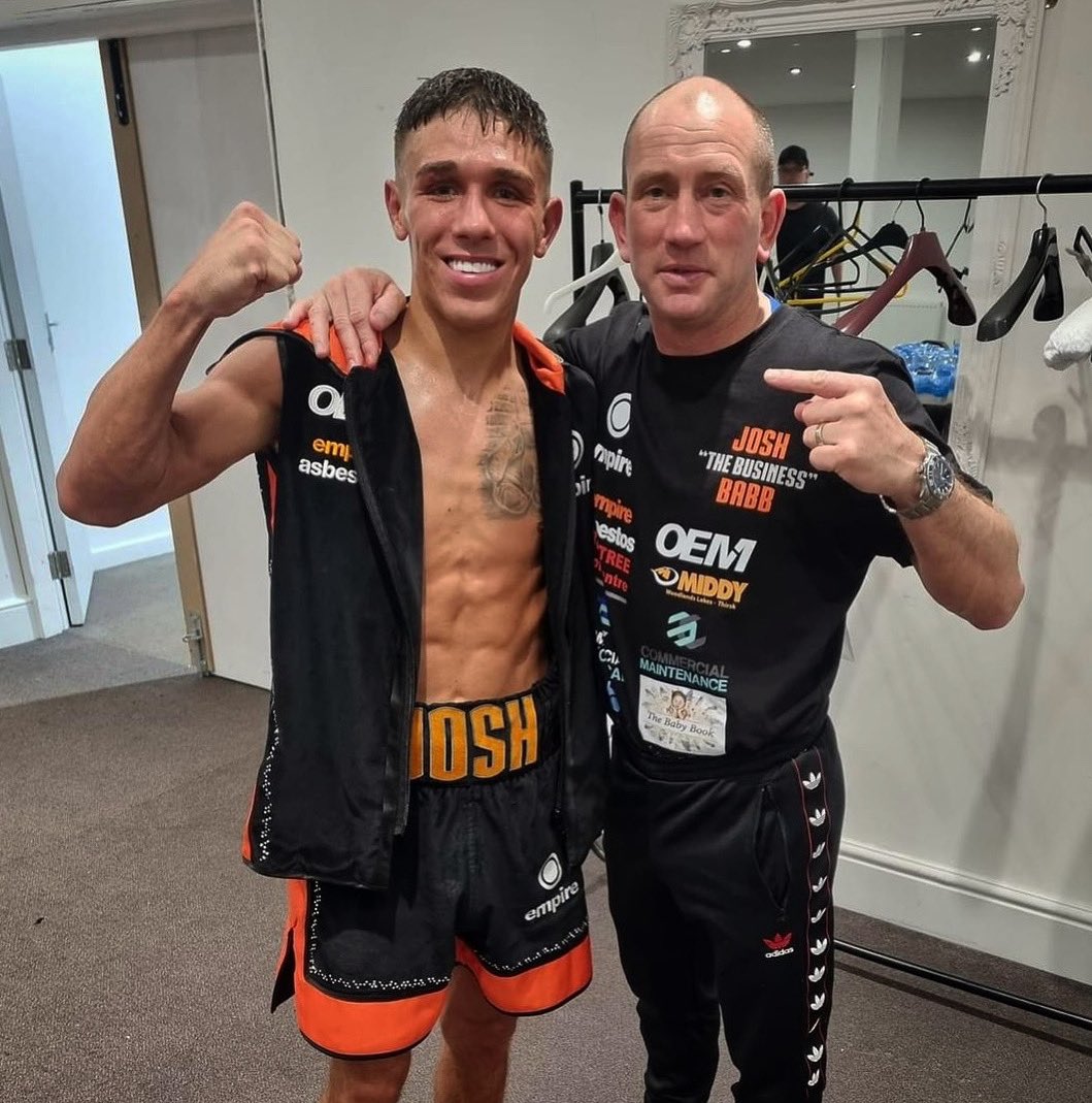 BUSINESS DONE! 💥 Josh Babb ‘The Business’ put on another punch perfect performance winning every round in only his second fight to go 2-0 beating the tough experienced Nicaraguan Marvin Solano. Thank you to all the Babb Army that came out in full force and to @Jobesboxingpro