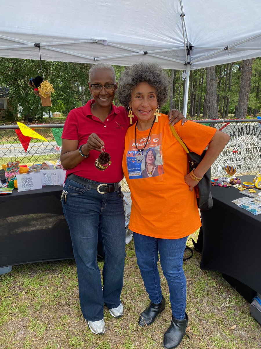 Today we had the privilege to participate in the 3rd annual Peace Walk Against Gun Violence in Hopkins, SC. Then we booked it up highway 601 🚙 💨 to participate in the Camden May Festival.

I have to thank my team for making today such a success! 🥰
#TeamMamaG #ResistanceUnited