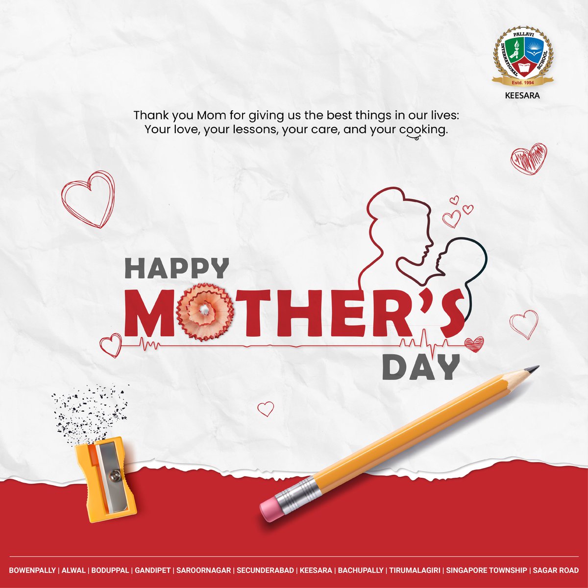 🌟 Today, we celebrate the guiding lights of our lives, the nurturers of our dreams. Happy Mother's Day to all the incredible moms who shape our lives with love, wisdom, and endless support. 💐 

#happymothersday #momlove #pgos #pis #piskeesara #keesara