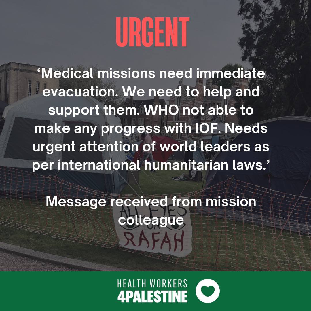 We received these messages from a colleague in Gaza on a medical mission. @RishiSunak @Keir_Starmer @David_Cameron British nationals are at risk. Action is needed now!!! #opentheborders