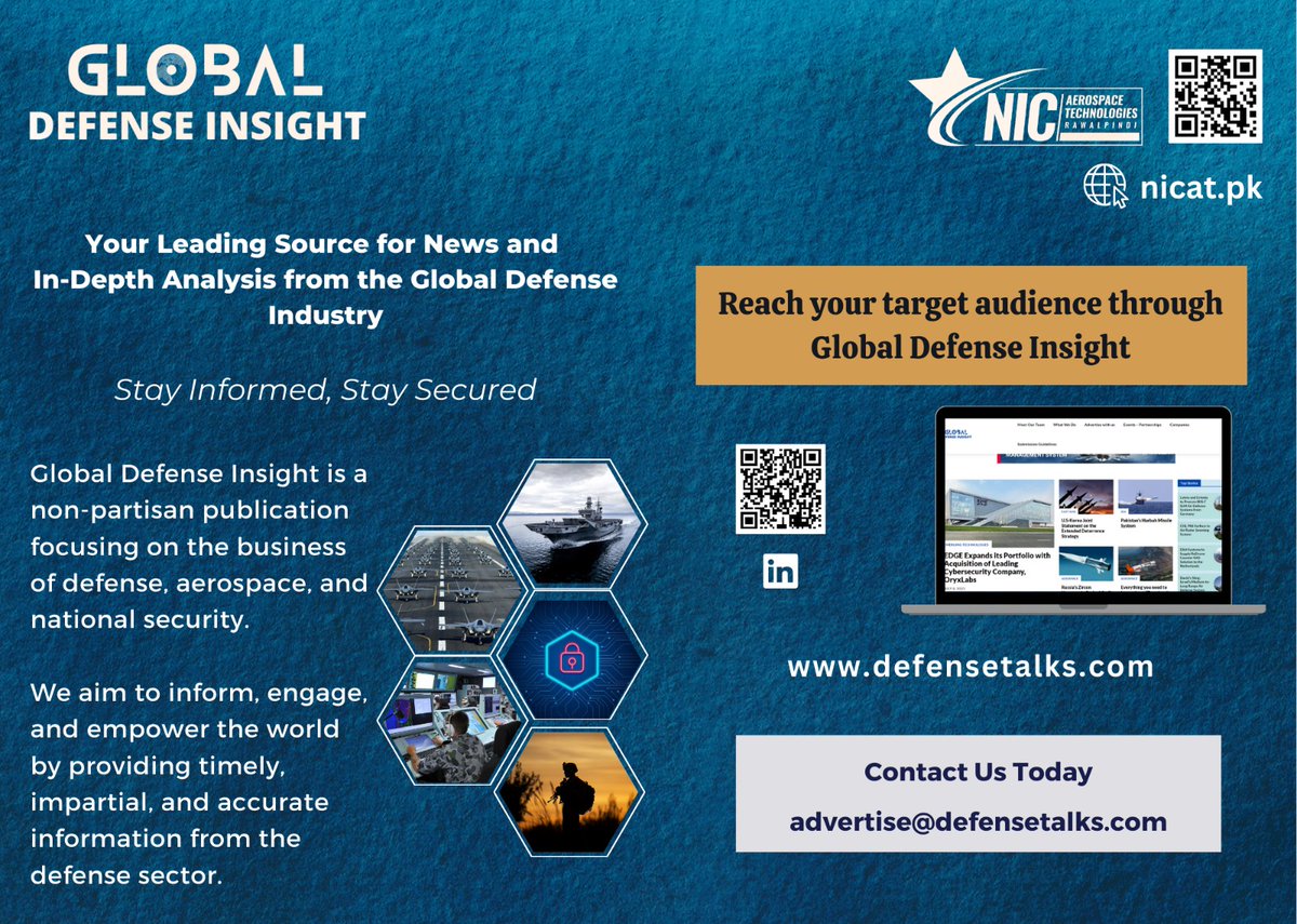 Defense_Talks's tweet image. We Enhanced Our Global Presence By Partnering With 7 Exhibitions in April 2024

Global Defense Insight has worked with following defense &amp;amp; security exhibitions as a &quot;Media Partner&quot;

1. MiliPol Asia Pacific, Singapore, 2 – 5 April, 2024 🇸🇬
2. LAAD, Brazil, 2 -4 April, 2024 🇧🇷
3.…