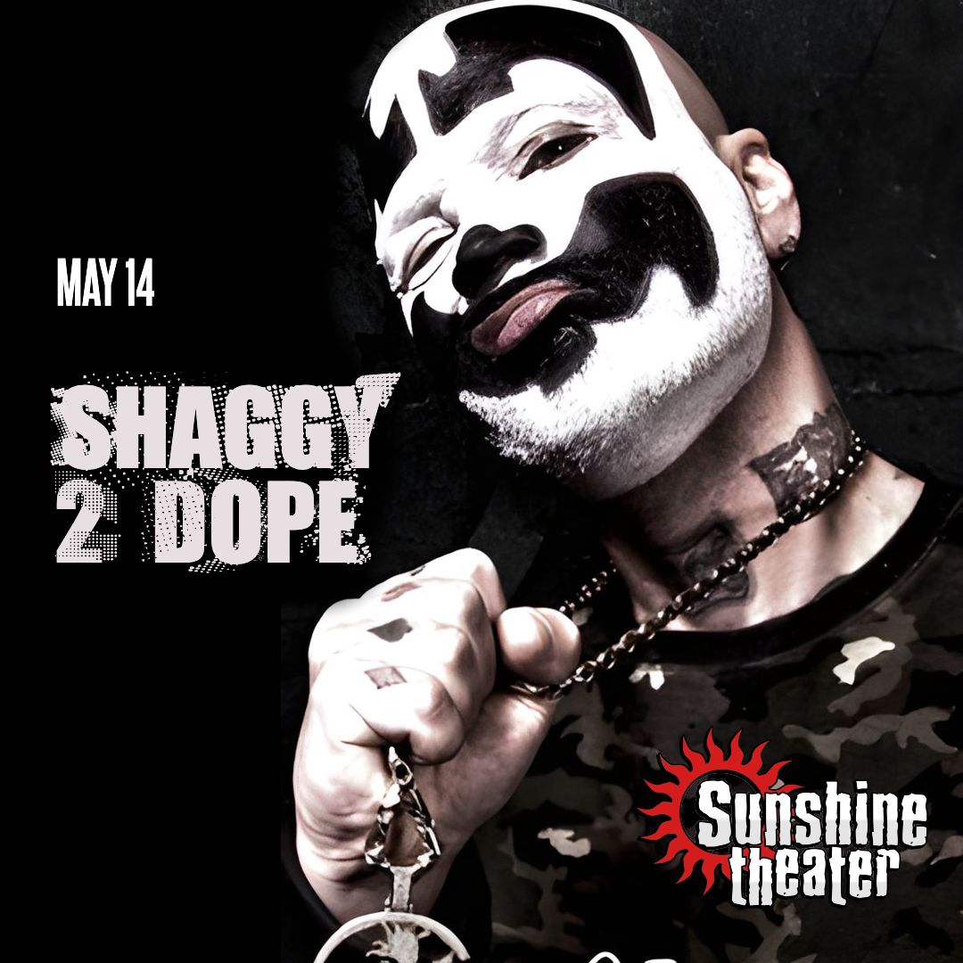 Shaggy 2 Dope * DJ Clay * King 810 * Heathen Sun * Septicemia Records 
Tuesday at Sunshine!! 
Tickets at SunshineTheaterLive com