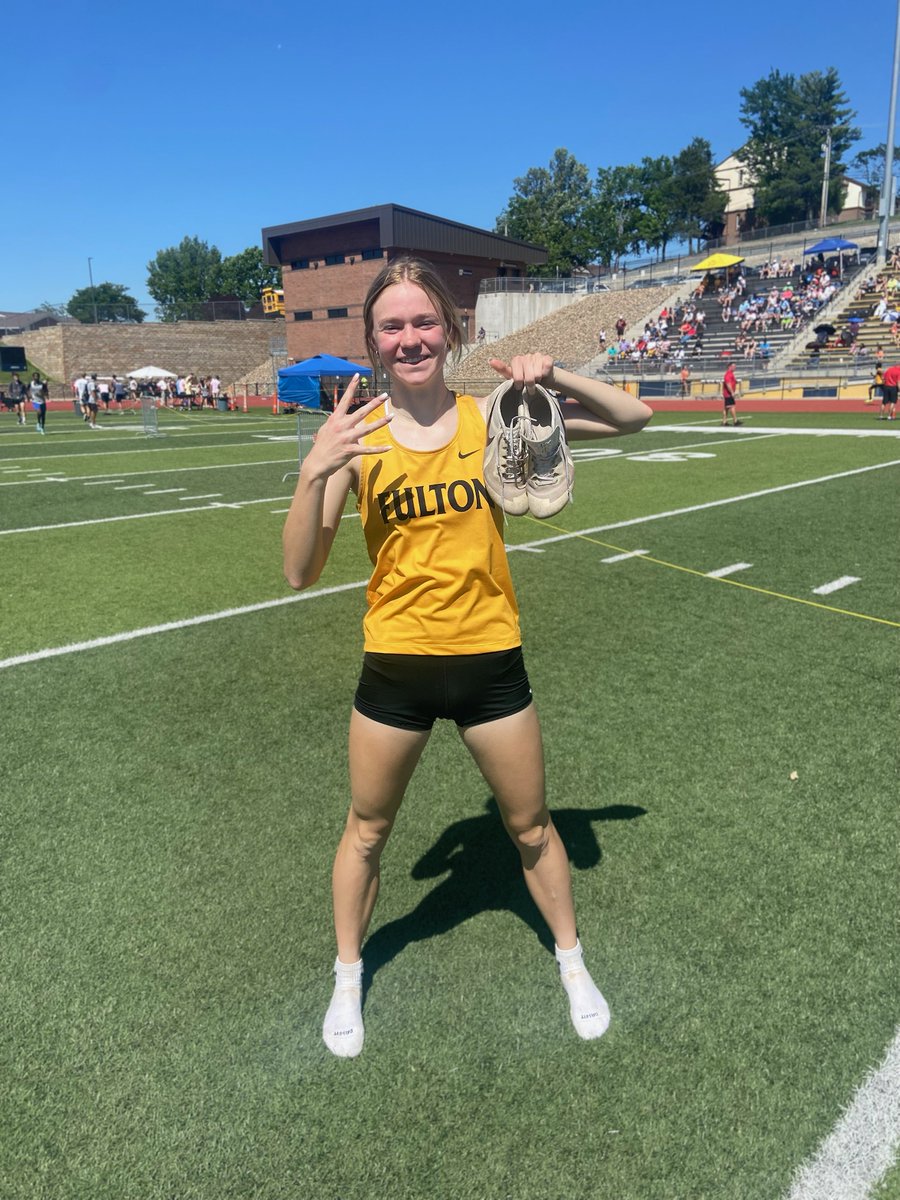 Audrey Arnold headed back to Sectionals!!! ALL-DISTRICT  in the High Jump!!!