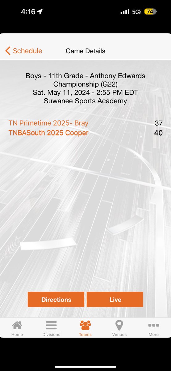 Anderson Cooper (@andocoop) on Twitter photo Buzzer beater by <a href="/MasonFritz19/">Mason Fritz</a> to secure another win and advance to the semi-finals of <a href="/hoopseen/">HoopSeen</a> Bob Gibbons!
<a href="/janiel_D1212/">Janiel De Los Santos</a> 14pts, 2reb, 3stls, 3ast
<a href="/MasonFritz19/">Mason Fritz</a> 10pts, 4reb
<a href="/MatthewD0922/">Matthew Doherty</a> 9pts, 8reb, 1ast
Next game on Sunday @ Suwannee Sports Academy CT. 6 @ 9:05! Buzzer beater by <a href="/MasonFritz19/">Mason Fritz</a> to secure another win and advance to the semi-finals of <a href="/hoopseen/">HoopSeen</a> Bob Gibbons!
<a href="/janiel_D1212/">Janiel De Los Santos</a> 14pts, 2reb, 3stls, 3ast
<a href="/MasonFritz19/">Mason Fritz</a> 10pts, 4reb
<a href="/MatthewD0922/">Matthew Doherty</a> 9pts, 8reb, 1ast
Next game on Sunday @ Suwannee Sports Academy CT. 6 @ 9:05!