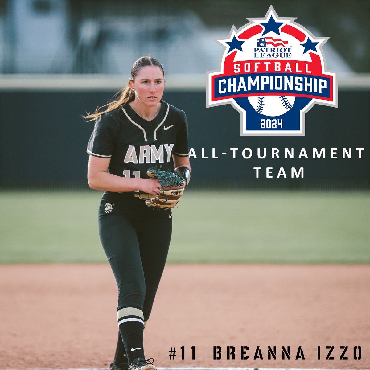 Ash and Bre showed out in Boston 👏👏 Ashton hit three-for-six with with an RBI at the Patriot League Softball Championship to land a spot on the All-Tournament team. Breanna joined her, pitching 6.2 innings only allowing one earned run. #GoArmy