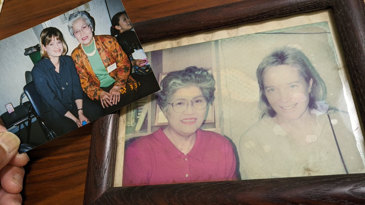 母の日。
1991年栃木に来てくれたLaurie Lewisと。
2002年栃木に来てくれたAlison Brownと。　

#母の日 #mothersday #laurielewis #alisonbrown