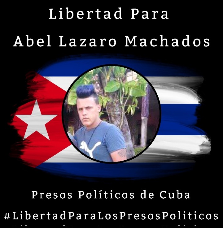 Libertad para Abel Lázaro Machados, preso político  del #11J con trastorno de la personalidad, déficit de atención, 10 años de retardo mental, lesiones en el cerebro, 8 atentados de suicidio y sin atención medica. Dejarlo solo sería un crimen. 
#LibertadParaLosPresosPolìticos