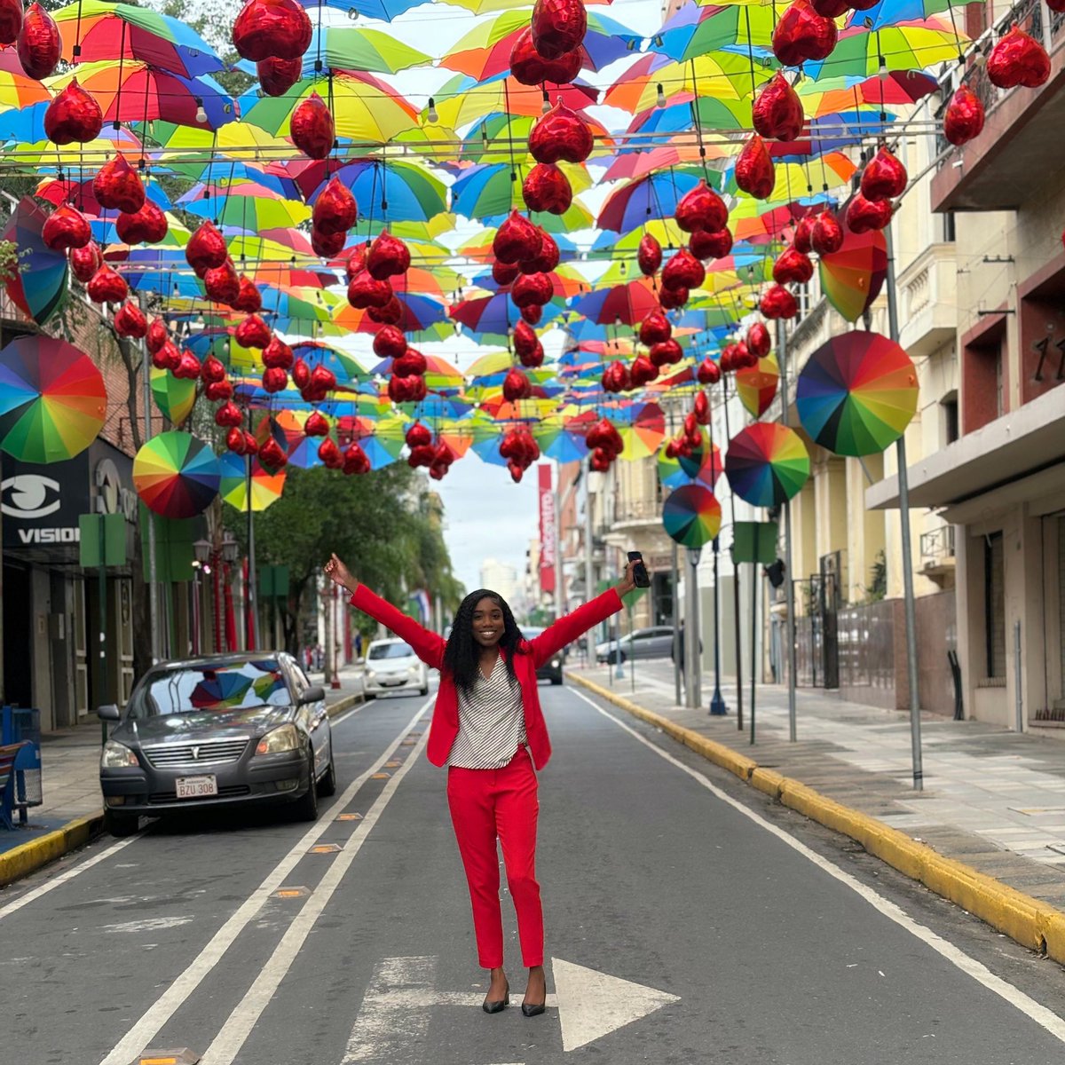 Paraguay to speak on a panel and I connected with some amazing parliamentarians across the Cbbean & LA. Reminds me I need to improve my Spanish 😅