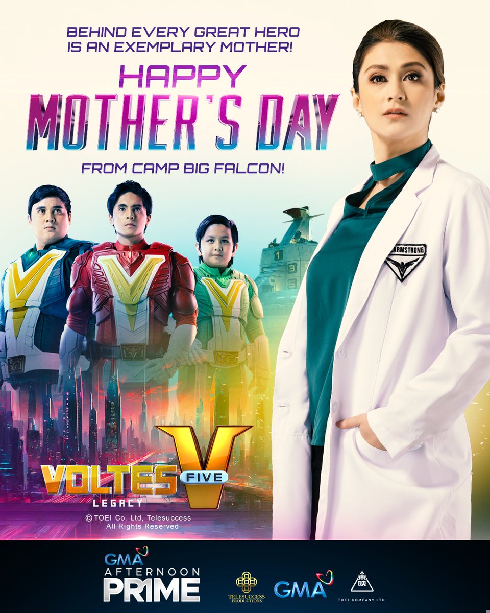 Para sa lahat ng mga Mama, Mommy, Nanay, Ina...isang ultra electromagnetic Happy Mother's Day sa inyo mula sa #VoltesVLegacy!