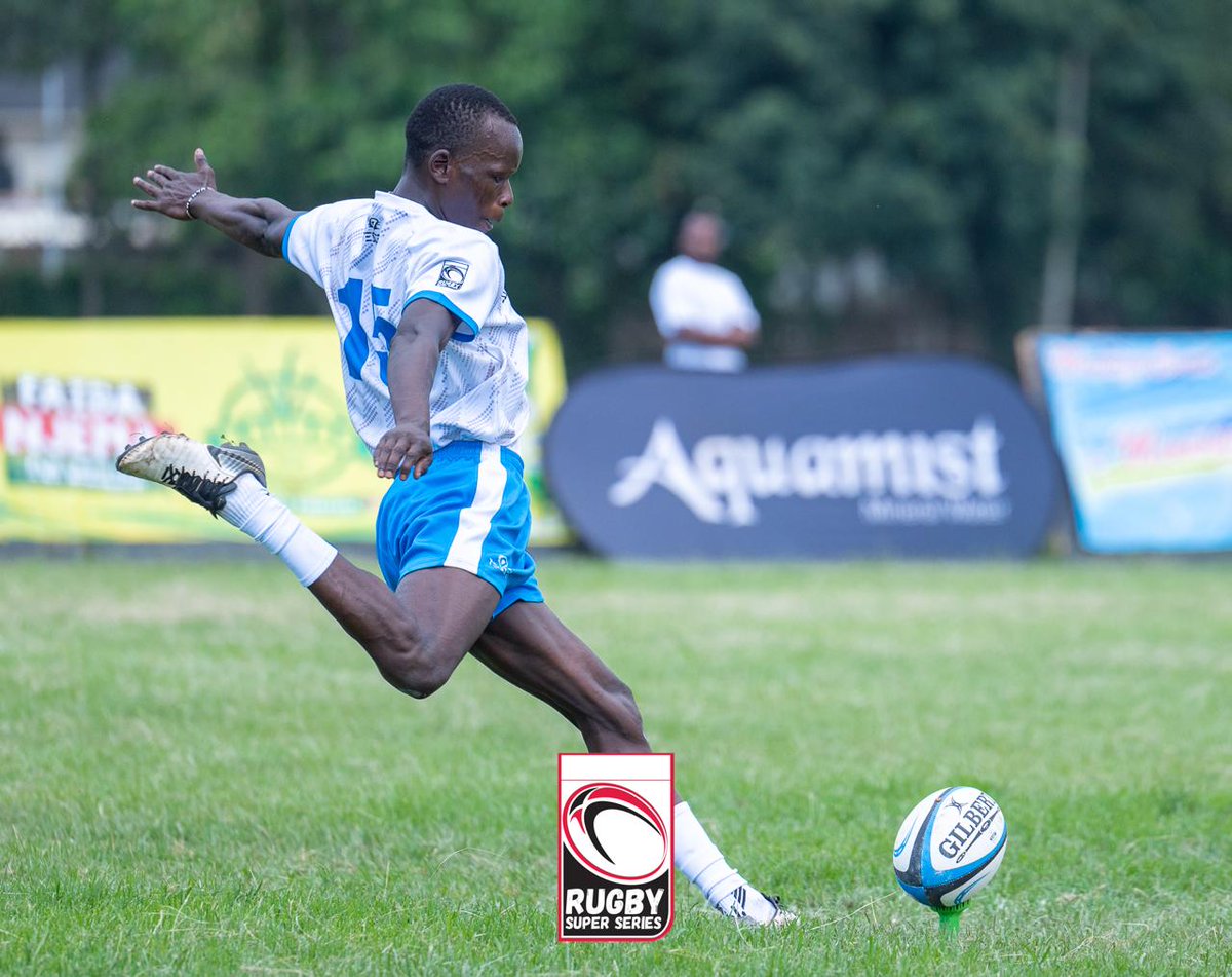 Samuel Omollo of Catholic Monks starting his first match for Kabras Sugar Buffaloes 🦬 from fullback in the Super Series.
His boot didn't disappoint.

#RugbySuperSeries | #RugbyKE