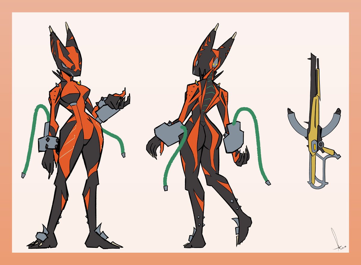 Any #Warframe frams out there? Came up with this design for Valkyr for  (what I hope will be) an upcoming animation clip I'm planning to do, guess  time will tell if I'll, image size:1200x882