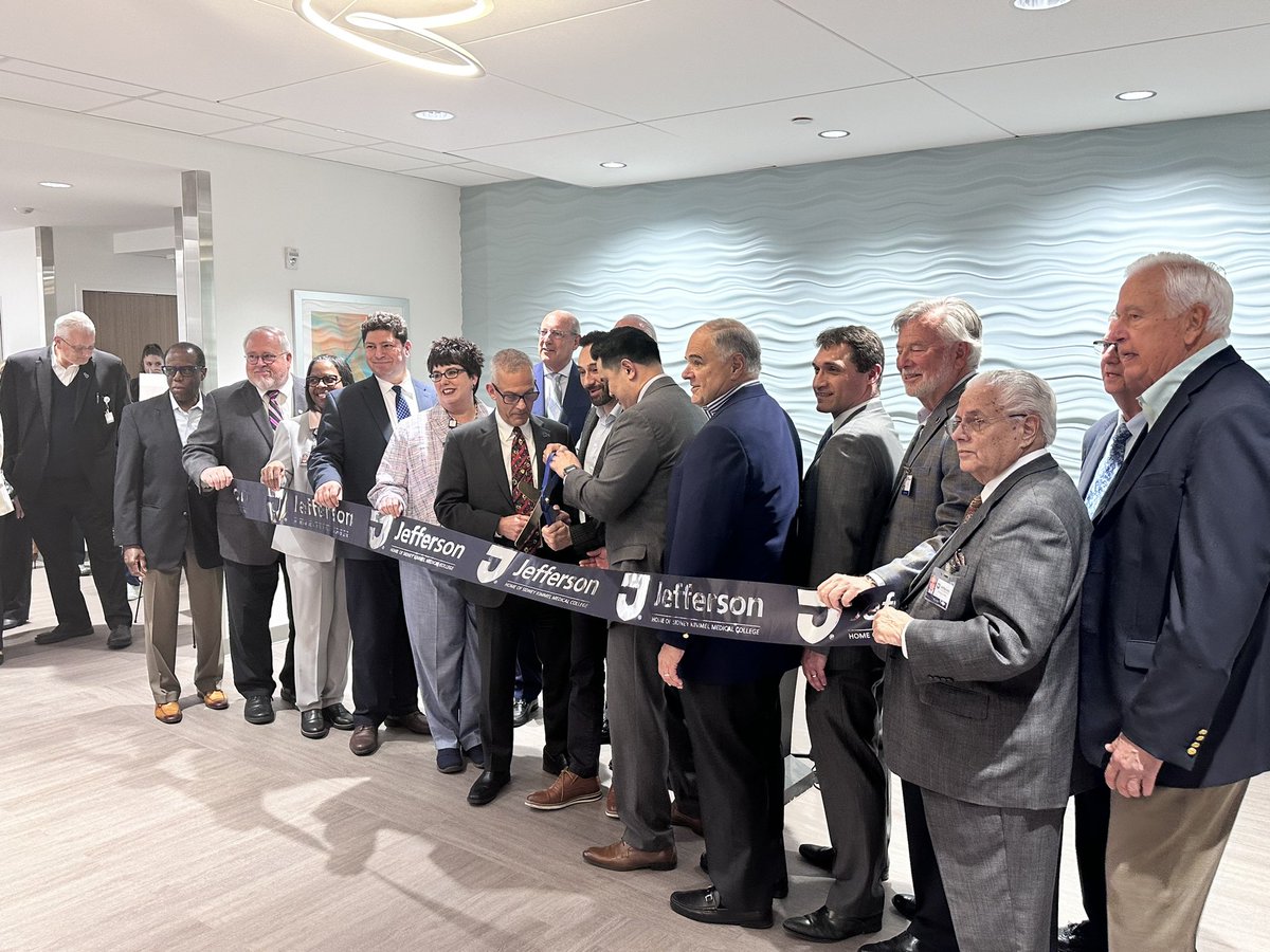 RitamGhoshMD's tweet image. Great event this past week at the ribbon cutting for the new comprehensive cancer center at #Jefferson Cherry Hill. Beautiful facility and state of the art care for our patients here in South Jersey @JeffHealthNJ @TJUHospital