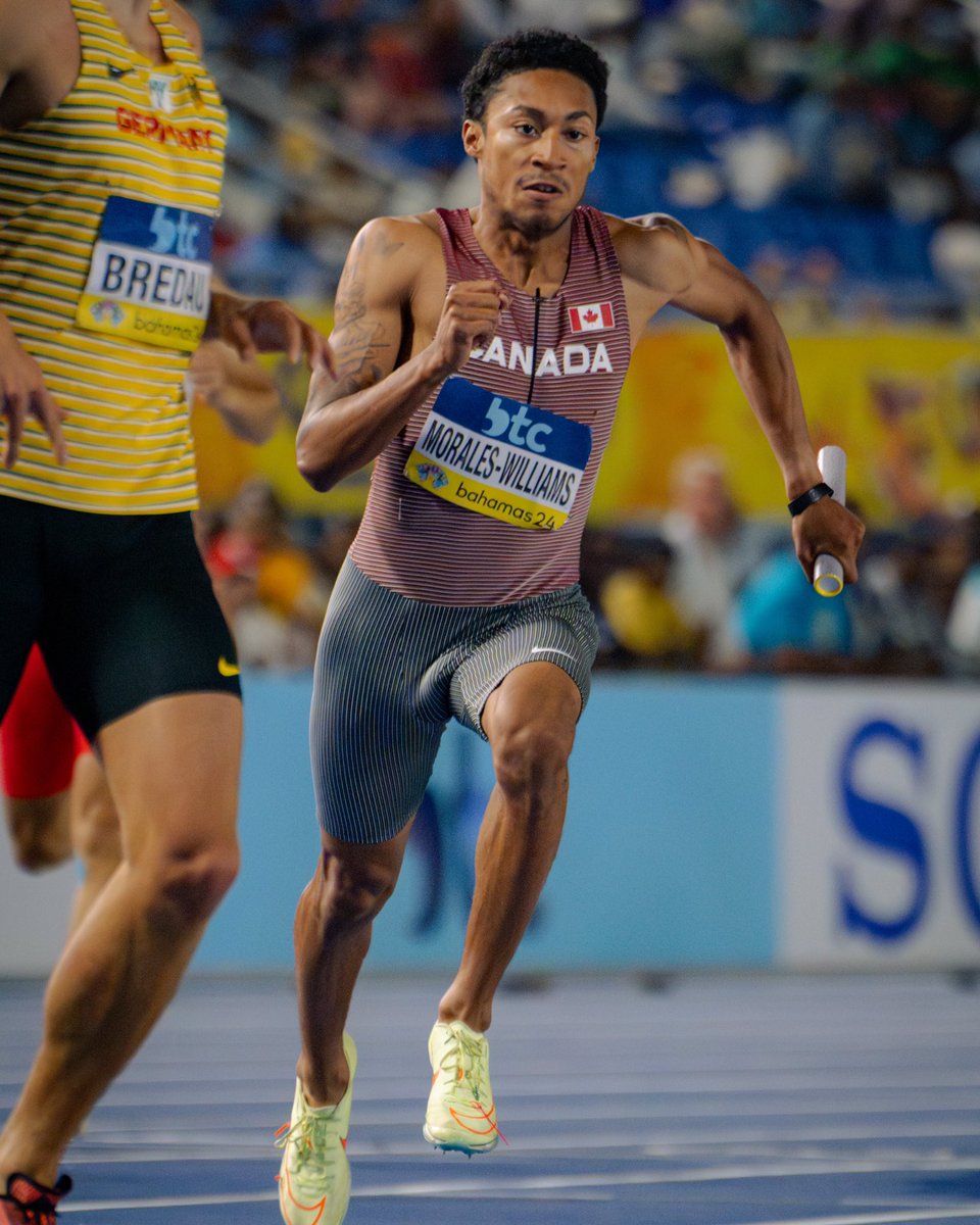NEW 400m 🇨🇦 RECORD ‼️😤 Christopher Morales Williams smashes the 19-year-old 400m Canadian record in the 2024 SEC Championships Final with a time of 44.05 💨 At only 19 years old, he now holds the fastest 400m time in the 🌎 this year… *subject to ratification