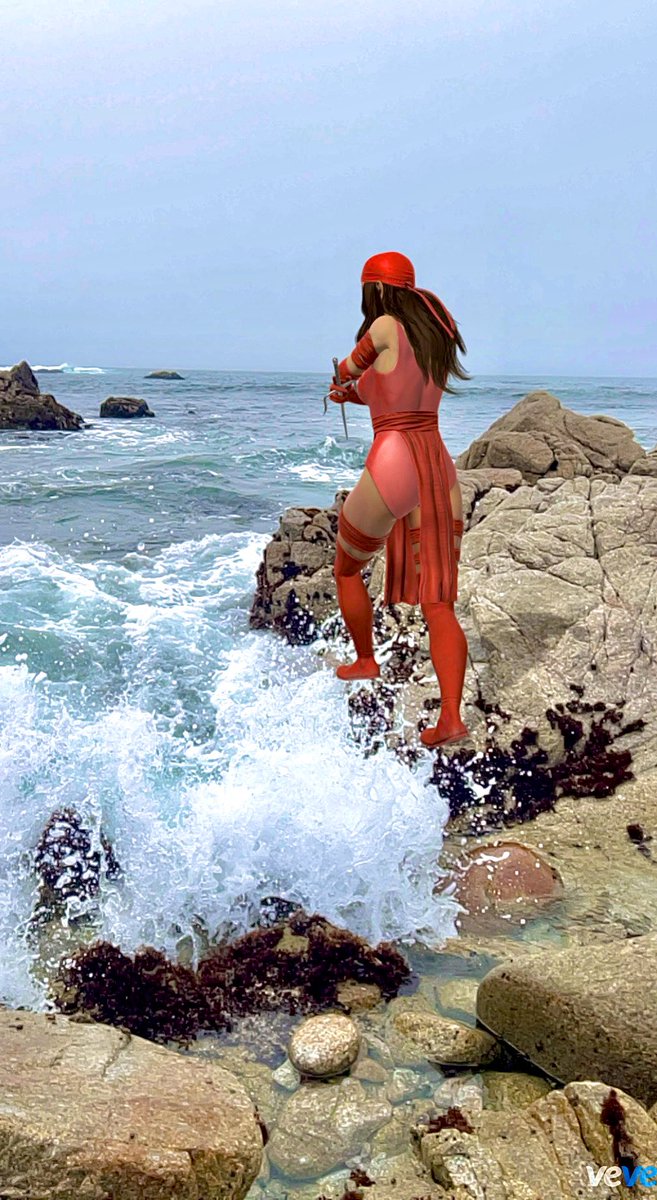She never waits for me, this I know, Her heart beats with the tide’s flow, Always looking towards the sea, WEN Elektra Marvel Mighty??? 💥🫰💥🫰💥