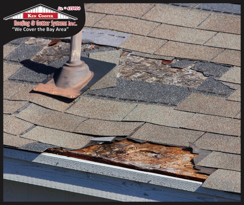 Is your roof hanging by a thread? Don't wait for disaster to strike! 💥 Excellence is our middle name. Let us transform your roof into a fortress of protection. Call us at (415) 446-5500 and experience the #KenCooperRoofing difference! 💪 #RoofingExcellence #ProtectYourHome