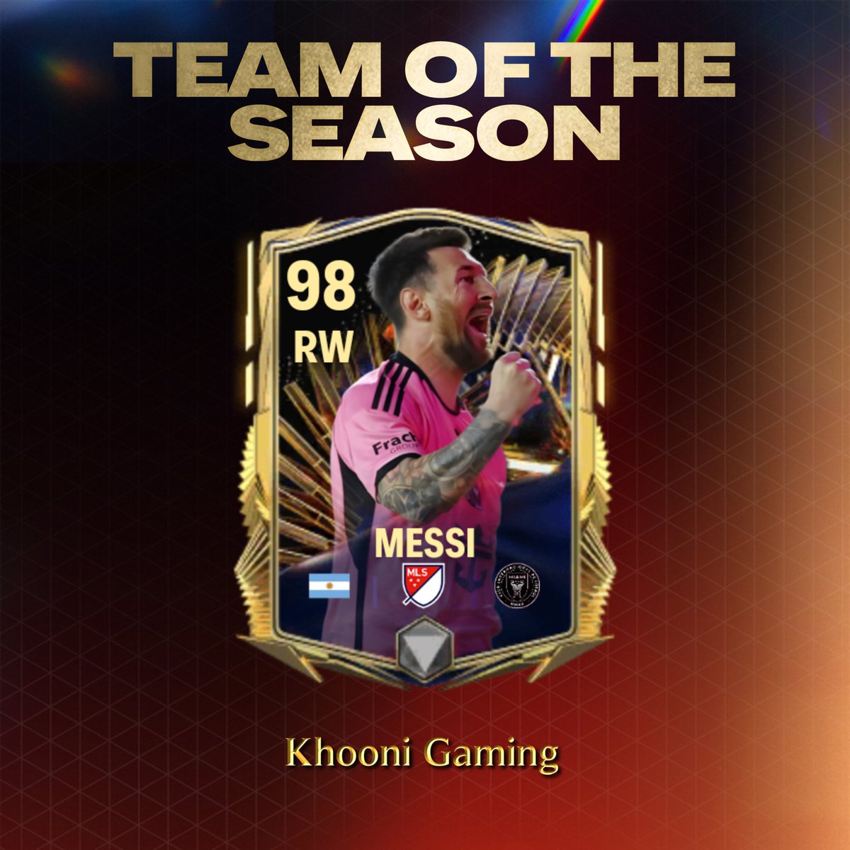 Messi Card With Official Dynamic Render Messi Coming 🤩 @JONALDINHOtm @JoseAlep1 @tutiofifa @PhanMinhHauFFM @TASGAMING04 @rkreddyEAFC @minusfcmobile @enezsarioglu