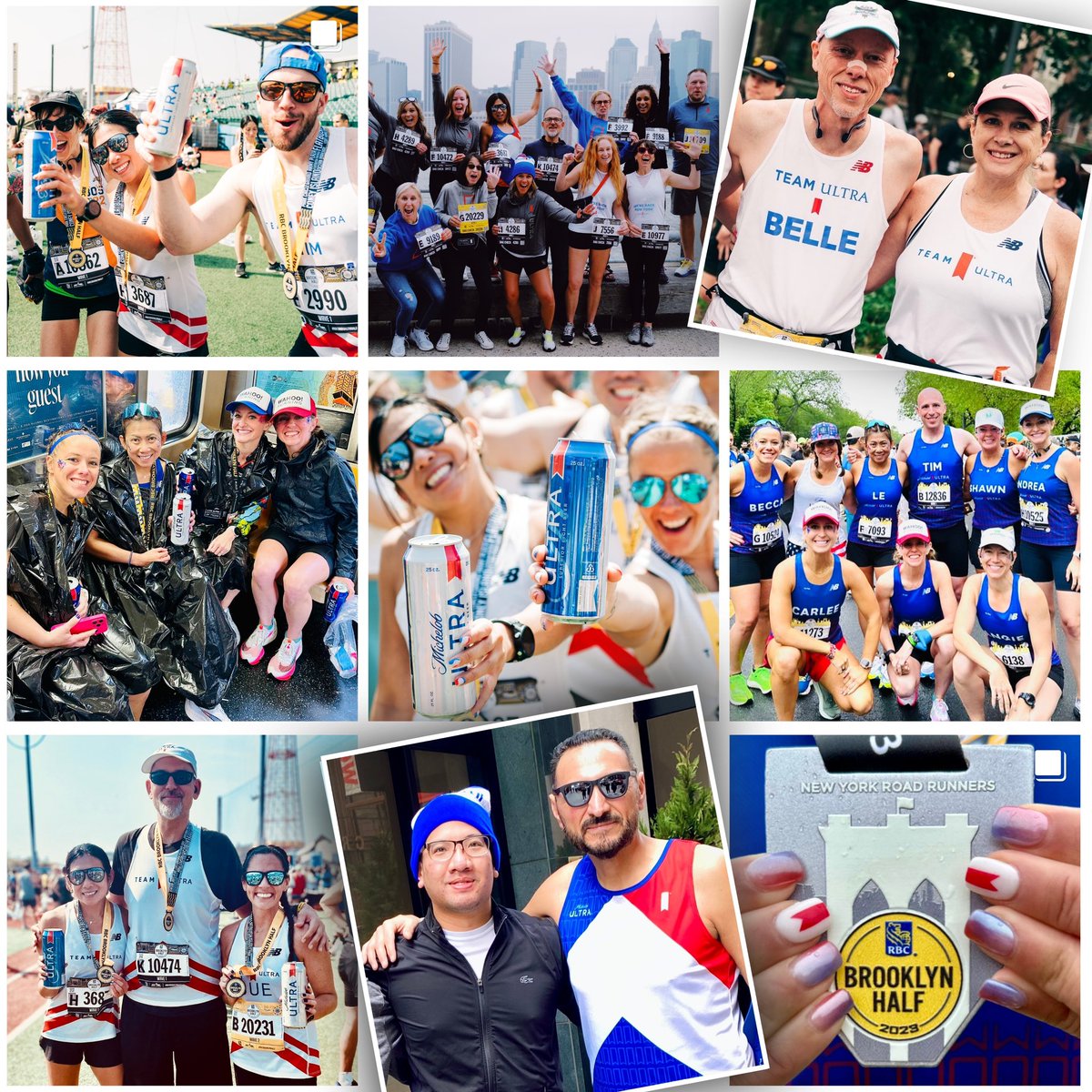 In just a week, @RunSuicidePace & I will be back in NYC for the Brooklyn Half Marathon with #TeamULTRA! 🎉 Though some won't be there this time, let's stay positive that @michelobultra will reunite us all this fall for the @nycmarathon.🤞#ULTRAMarathonGiveaway #Contest