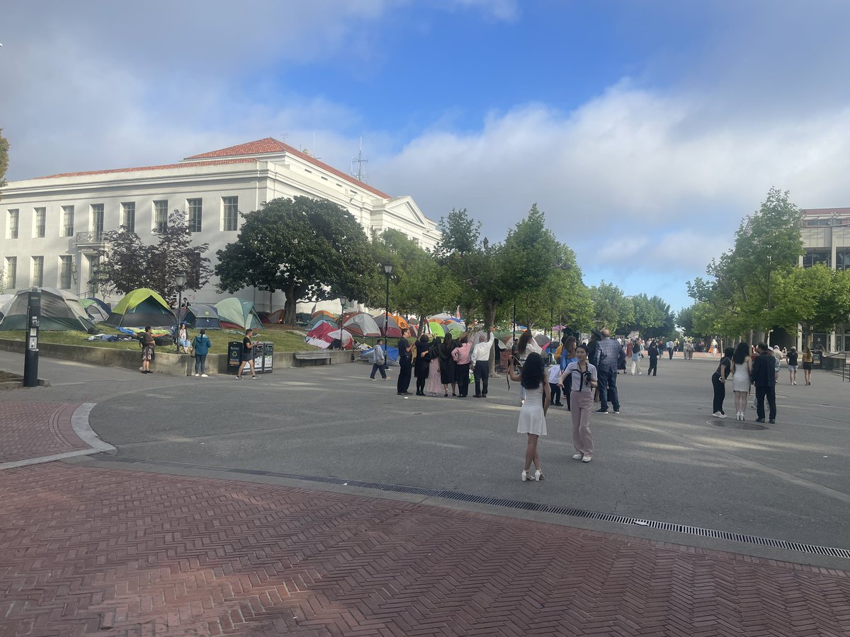 Graduation day at Cal