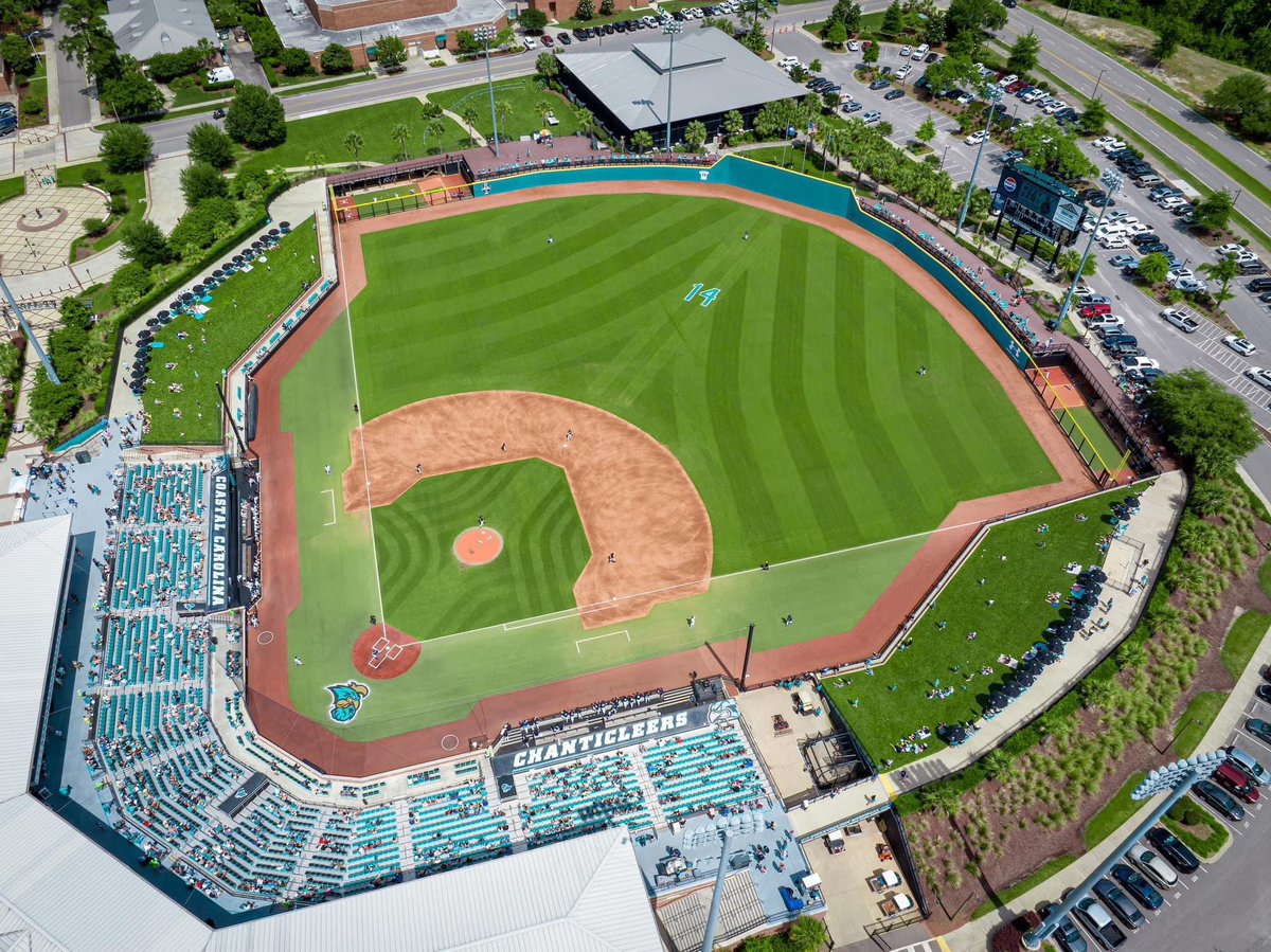 I love this place!  Thank you Coach for all that have done for this baseball program. #14 @CoastalBaseball The best grounds crew in the country. #ThePalace