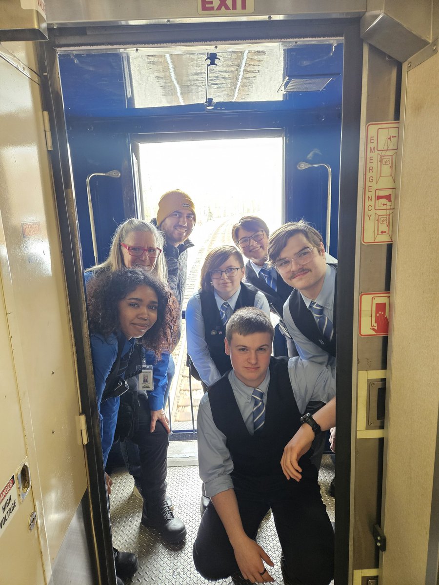 Joshontrains's tweet photo. Happy #NationalTrainDay! Spent today meeting some new first-timer train friends on @AKRR. On to many new adventures for all of us🥳  :) https://t.co/OFIMu5j7G5