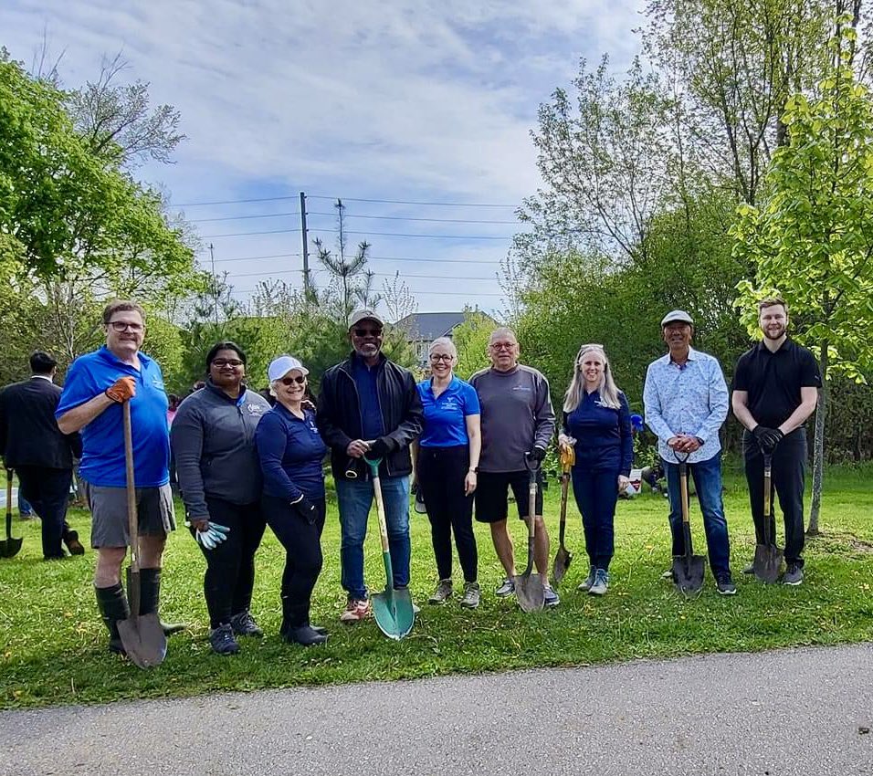 It was great to reunite with 2023 Durham Region Ontario Parasport Games volunteers to plant 200+ trees and shrubs. They’ll grow strong and tall as a legacy of our commitment to inclusion and sustainability, while honouring our participants and volunteers. #BetterTogether #InTheDR