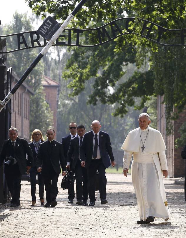 “We even have those who deny the Holocaust, which is crazy.” -Pope Francis