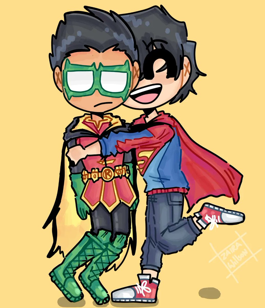 SUPER SOONS 💙💚

#SUPERSOONS #supersoon #DamianWayne #jonkent #Superboy #Robin #damijon #jondami #fanart #ibispaintx