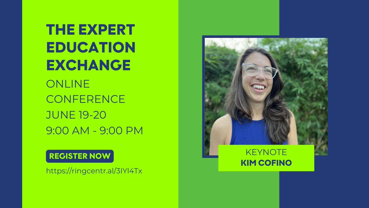 🌟 Exciting news! Kim Cofino, a leading instructional coach and founder of Eduro Learning, will be a keynote at the Expert Educator Exchange conference. Don't miss her insights on coaching and change in education! Register now: buff.ly/4bcm8zI #ExEduEx 🌍 #COETAIL #EARCOS