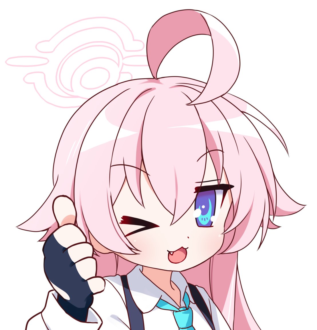 ホシノ(ブルーアーカイブ) 「rewatching lucky star lately and--#BlueA」|moorina 🧸 Kawaiikon 620のイラスト