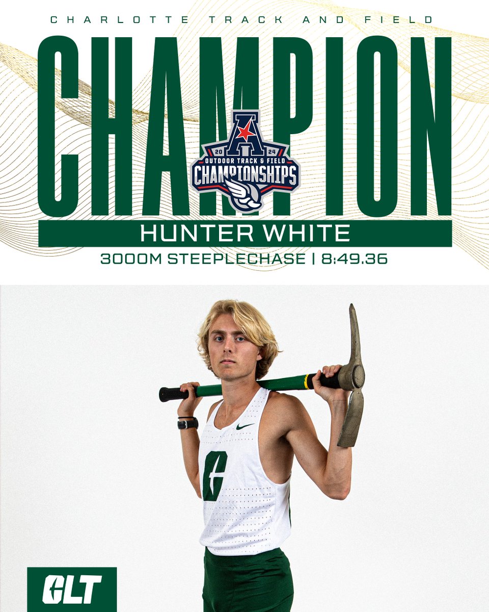 𝙋𝙪𝙩 𝙞𝙩 𝙞𝙣 𝙩𝙝𝙚 𝙗𝙤𝙤𝙠𝙨. 📚

Hunter White is a 𝐂𝐨𝐧𝐟𝐞𝐫𝐞𝐧𝐜𝐞 𝐂𝐡𝐚𝐦𝐩𝐢𝐨𝐧 🥇 in the 3000m steeplechase!

He runs a time of 8:49.36.

#GoldStandard⛏️