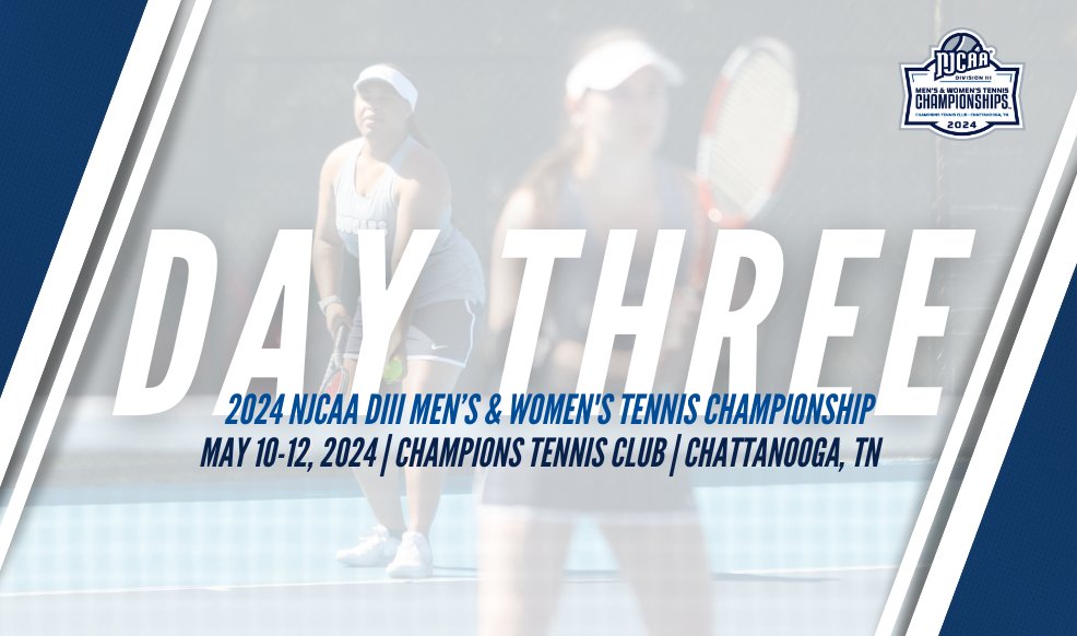 🎾The final day is underway! Day 3⃣ of the 2024 #NJCAATennis DIII Men's and Women's Championship is here. Who will walk away with a national championship title? Men's➡️njcaa.org/championships/… 📊stats.statbroadcast.com/broadcast/?id=… Women's➡️njcaa.org/championships/… 📊stats.statbroadcast.com/broadcast/?id=…
