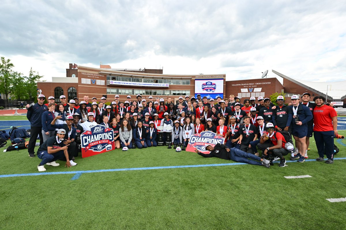 WE DID THAT‼️🏆🏆🏆🏆

Huge congrats to both men and women for winning the <a href="/BIGEAST/">BIG EAST Conference</a> Championships for the combined season sweep!🧹 🔥

#BleedBlue