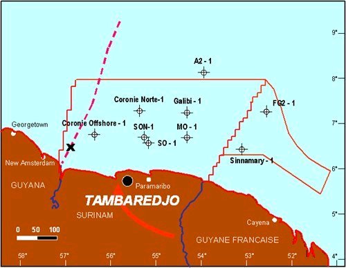 #UnDiaComoHoy 11 Mayo 2000 El Gobierno surinamés protestó la licencia de exploración concedida por el Gobierno guyanés a la empresa canadiense CGX Energy, por considerar que la misma afecta sus áreas marinas y submarinas. #11May #Suriname #MiMapa