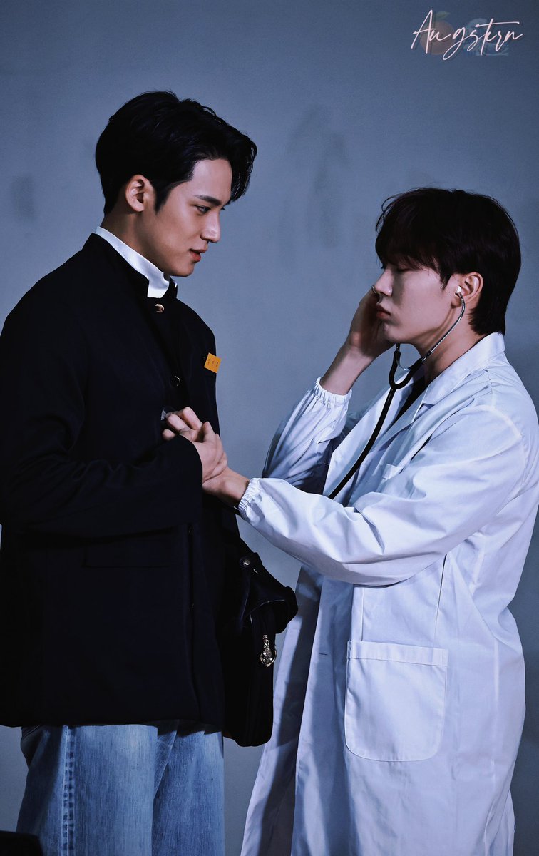 prompt

seungkwan: i can’t hear anything
mingyu: *clearly teasing as he holds seungkwan’s hand to press the stethoscope more into the WRONG PART of his chest* here, try again 😭