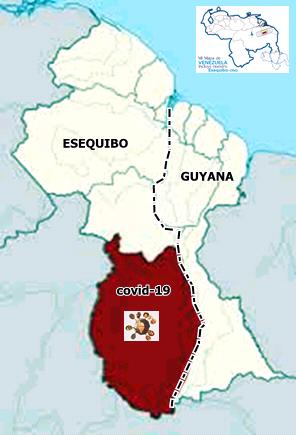 #UnDiaComoHoy Se confirma el Primer caso de #Covid_19 al sur del Esequibo, en la población de Lethen, en la frontera con Brasil. #11May 2020 Un Minero guyanés quien regresó de Bonfin, Brasil. #CoronavirusEnVenezuela #MiMapa