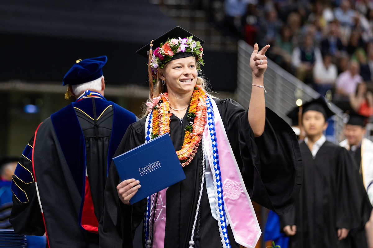 Congratulations to the Heider Class of 2024, who celebrated their accomplishments at the undergraduate commencement ceremony today! The time to fly is now! 🐦#CreightonGrad