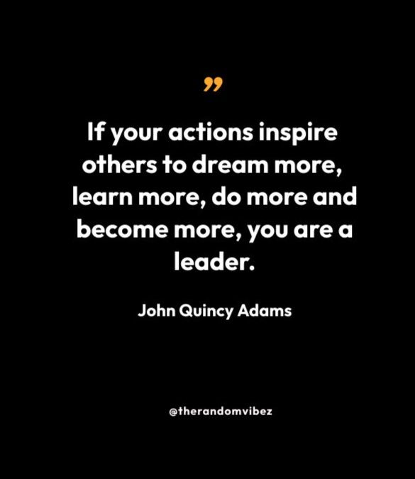 Inspiring actions lead to inspiring outcomes!