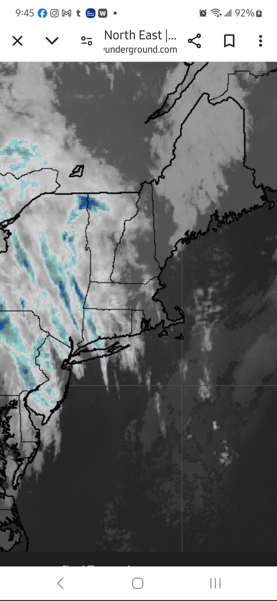 Current cloud cover....I think we might have a chance here on the Southcoast to see the lights.

Heading to the beach in Westport soon. 🤞🤞🤞