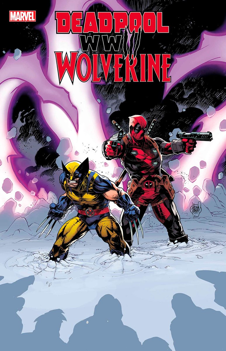 You'll have to read it to believe it! 🕐 𝗣𝗿𝗲-𝗼𝗿𝗱𝗲𝗿 by MON MAY 13 @ 5 PM, 𝘀𝗮𝘃𝗲 𝟮𝟬%! 📱 #Deadpool & #Wolverine WWIII #2 👉Grab it: ow.ly/A4jq50RCbBm ✏️ @thatJoeKelly 🎨 @AdamKubert SURVIVAL OF THE FITTEST! #Deadpool3 #Deadpoolcomic #MarvelComics