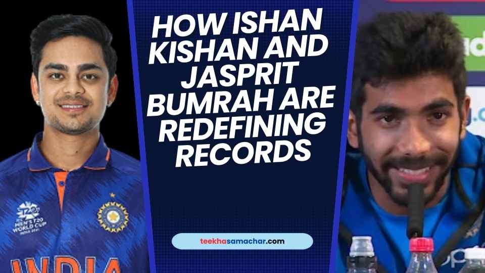 🏏✨ Breaking News: Ishan Kishan shatters wicketkeeping records while Jasprit Bumrah storms through the opposition with his fast bowling in IPL 2023! Discover their journey to setting new benchmarks. 🌟 

#IPL2023 #CricketNews #MumbaiIndians #teekhasamachar