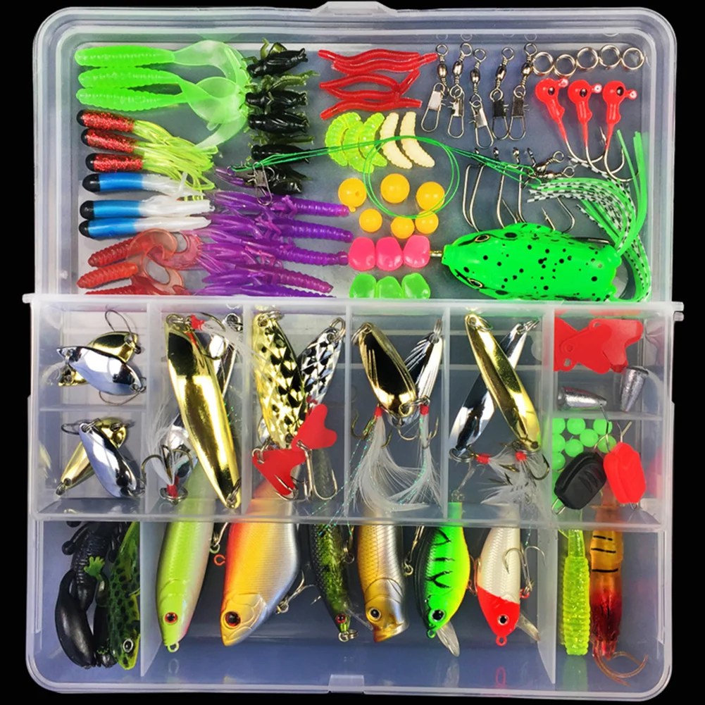 Multifunctional Fishing Tackle Kit! Equipped with both soft and hard lures, it's perfect for any fishing enthusiast.#FishingGear #TackleKit #FishingLove kit.co/Emyzion/top-9-…
