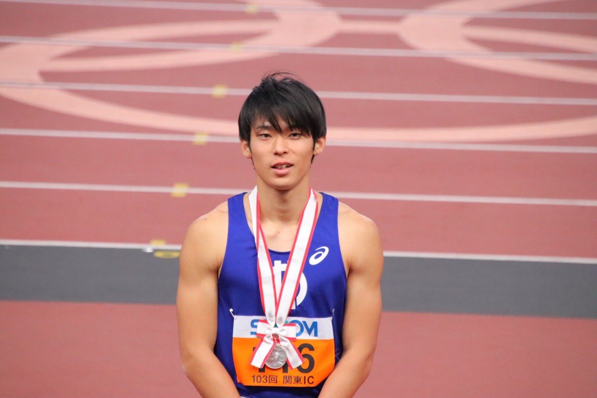 【男子1部走幅跳 表彰式】
🥇齋藤　諒④
🥈田中　隆太郎④