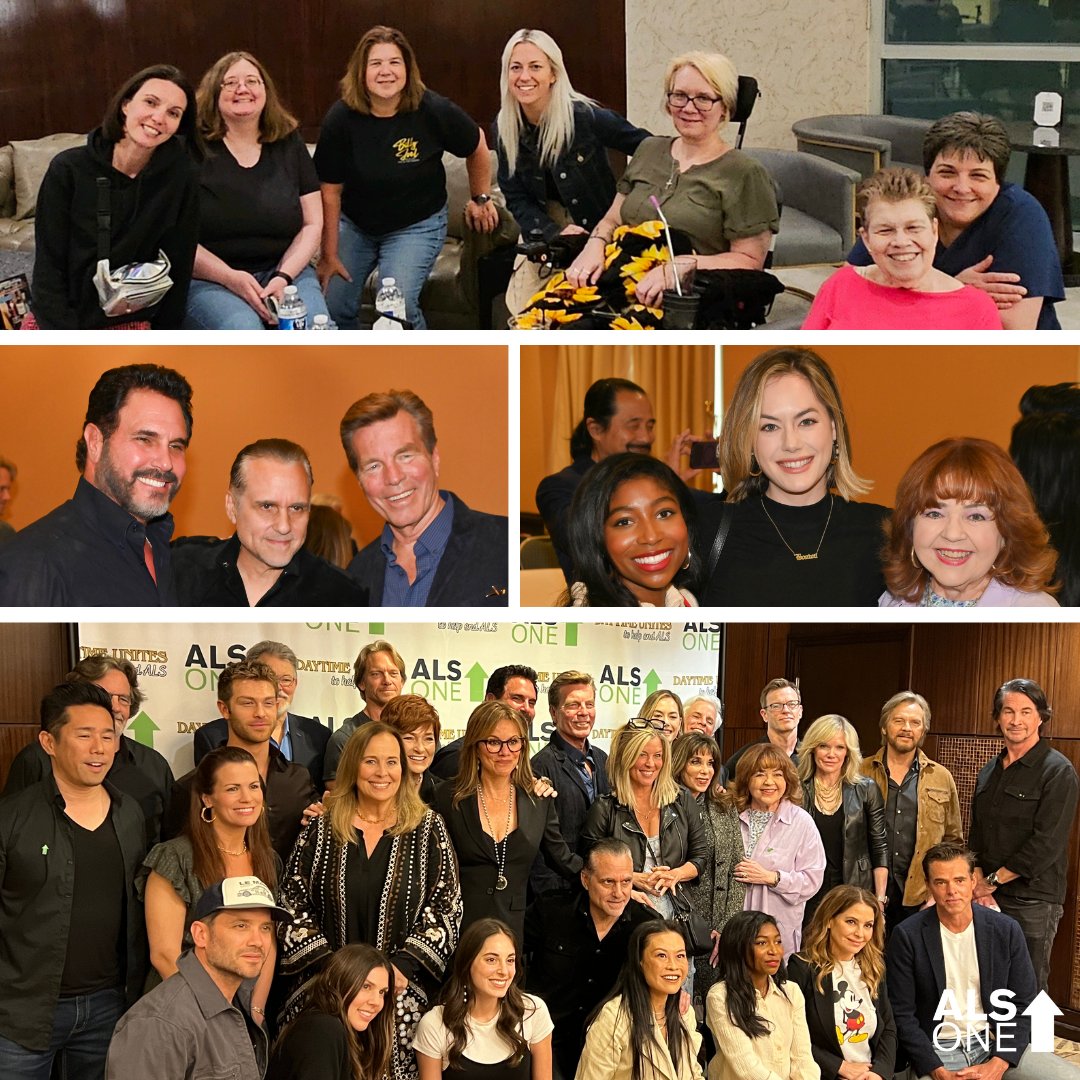 DAYTIME START UNITED 1 wk ago tonight & it was ONE star-studded incredible event to support our #ALS research & care. We're so grateful 2 @NancyLeeGrahn & all of her gracious colleague friends 4 their overwhelming kindness! $65K ⬆️ 2 help #EndALS!! Pics: bit.ly/DTUTEALS
